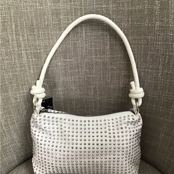 Small white Bag with Crystals - Picture 4 of 5